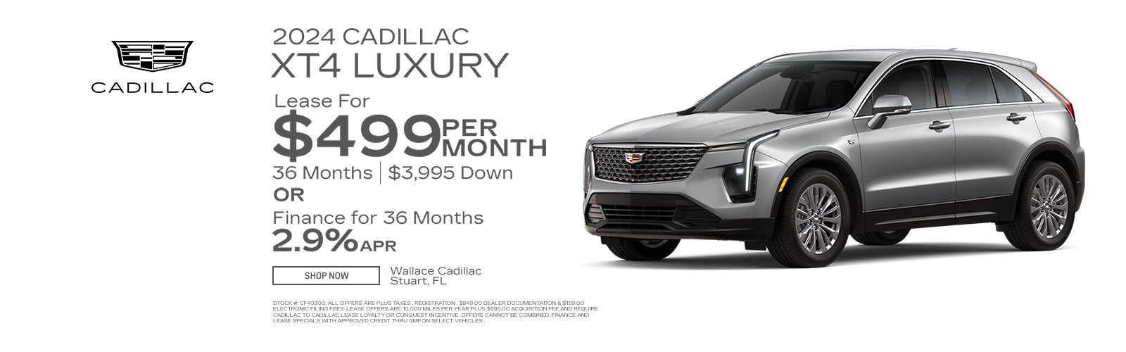 Cadillac XT4 Special Offer