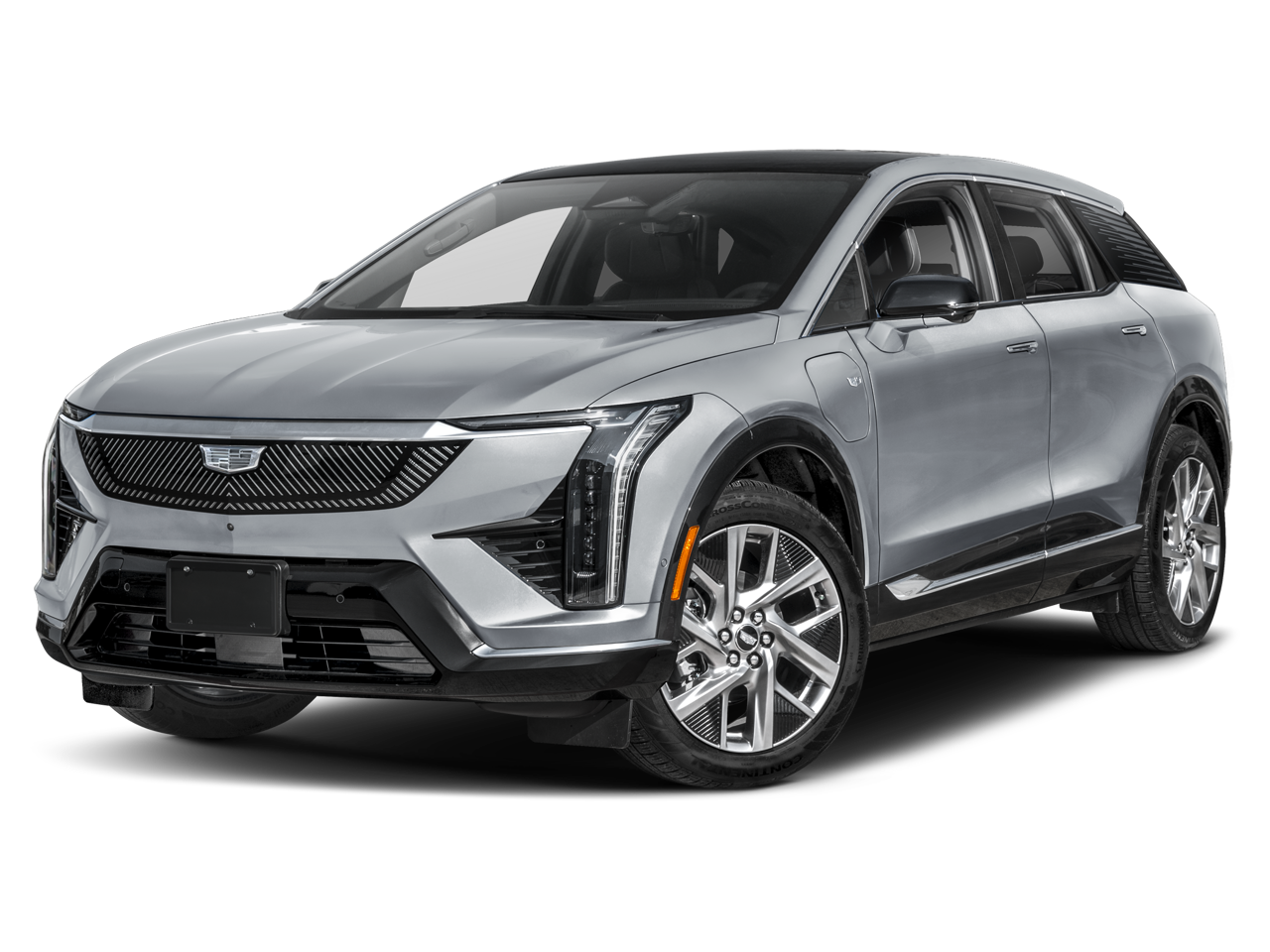 2027 Cadillac OPTIQ Luxury in Vibrant White Tricoat — front three-quarter view